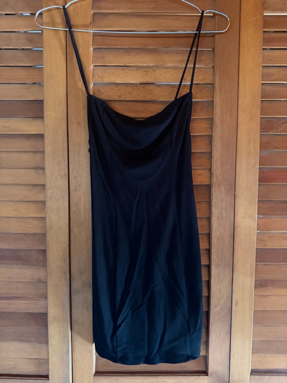 Reformation Black Cowl Neck Slip Dress Size S | Good Condition